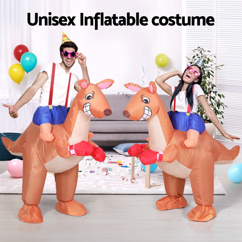 Inflatable Kangaroo Costume Adult Suit Blow Up Party Fancy Dress Halloween Cosplay-5