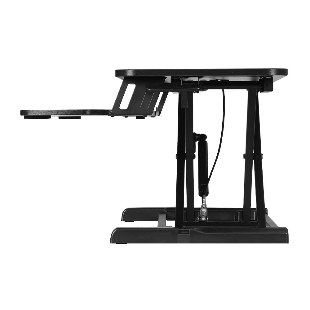 Artiss Standing Desk Riser Height Adjustable Black 80CM-3