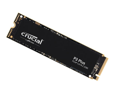 Crucial P3 Plus 500GB Gen4 NVMe SSD 4700/1900 MB/s R/W 110TBW 350K/460K IOPS 1.5M hrs MTTF Full-Drive Encryption M.2 PCIe4 5yrs-0