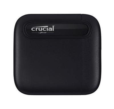 Crucial X6 2TB External Portable SSD 540MB/s USB3.2 USB-C USB3.0 Durable Rugged Shock Vibration Proof for PC MAC PS4 PS5 Xbox One Android iPad Pro-0