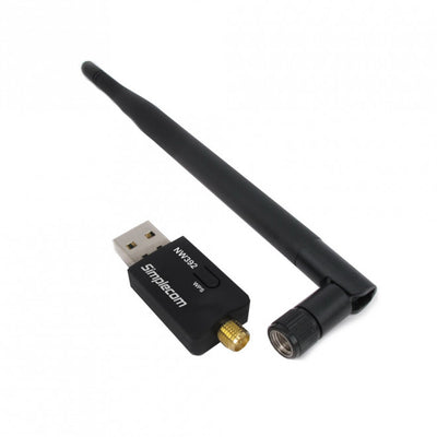 Simplecom NW392 USB Wireless N WiFi Adapter 802.11n 300Mbps 5dBi Antenna-0