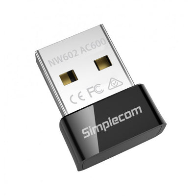 Simplecom NW602 AC600 Dual Band Nano USB WiFi Wireless Adapter-0