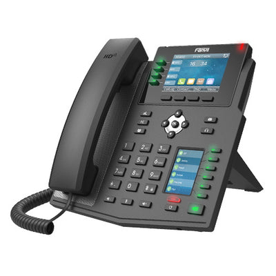 Fanvil X5U High End Enterprise IP Phone - 3.5' Colour Screen, 16 Lines, 40 x DSS Buttons, Dual Gigabit NIC,Bluetooth, *SBC Ready, 2 Years Warranty-0