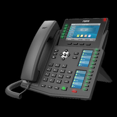 Fanvil X6U Enterprise IP Phone - 4.3' (Video) Colour Screen, 20 Lines, 60 x DSS Buttons, Dual Gigabit NIC, Built in Bluetooth, *SBC Ready (V2)-0