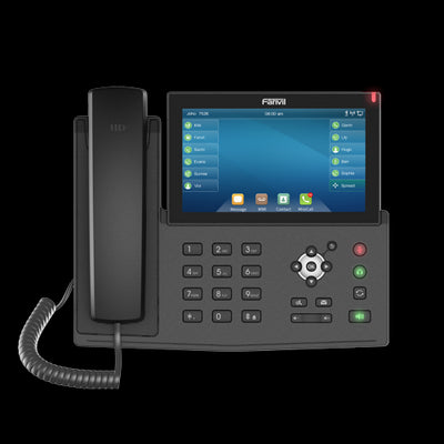 Fanvil X7 IP Phone, 7' Touch Colour Screen, Built In Bluetooth, Supports Video Calls, Upto 128 DSS Entires, 20 SIP Lines, *SBC Ready-0