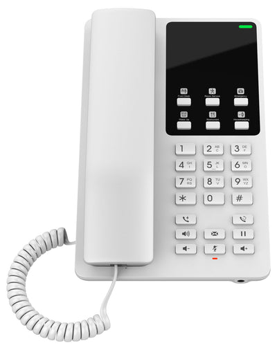 Grandstream GHP620W Hotel Phone, 2 Line IP Phone, 2 SIP Accounts, HD Audio, Built In Wi-Fi, White Colour, 1Yr Wty-0