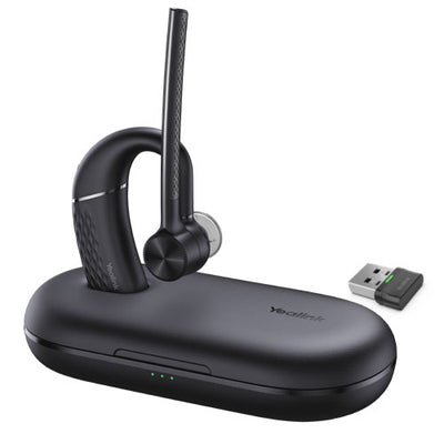 Yealink BH71 Pro Bluetooth Wireless Mono Headset,USB-C-A,Mobile/PC,4-Mic Noise Cancellation,Hybrid Worker,130FT Range, 10H Talk Time-0