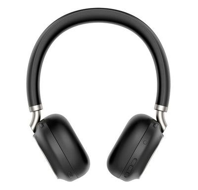 Yealink BH76 Teams Certified Bluetooth Wireless Stereo Headset, Black, ANC, USB-A, Rectractable Microphone, 35 hours battey life-0