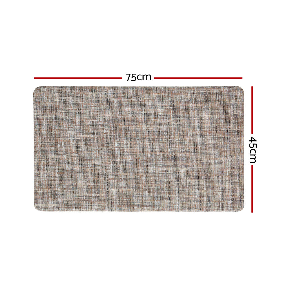 Artiss Kitchen Mat 45x75cm Textilene Floor Rug Carpet Non-slip-1