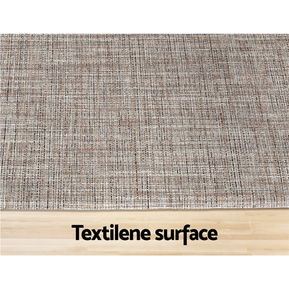 Artiss Kitchen Mat 45x75cm Textilene Floor Rug Carpet Non-slip-3