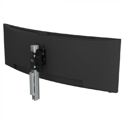 Atdec AWMS-BT40 Heavy duty monitor mount - Single monitors sized 24&quot; to 55&quot; - C Clamp Silver-0