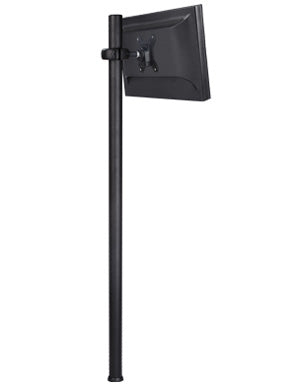 ATDEC Spacedec POS Display Pole 1150mm long 42mm diameter pole with one display head. Max load: 12kg. VESA up to 100x100-0