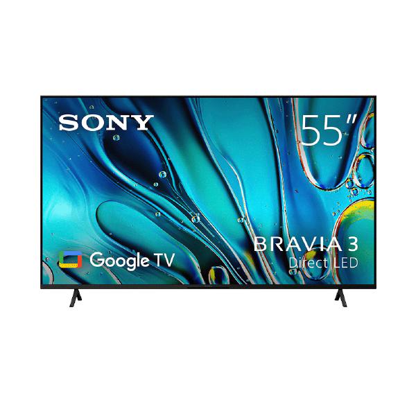 Sony Bravia 3 FWD55S30 55&quot; Display 4K UHD, 3840 x 2160, 450 cd/lm2, HDR10/HLG, Google TV, Dolby Vision-0