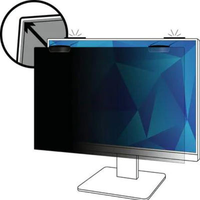 3M Privacy Filter for 24&quot; Full Screen Monitor with 3M COMPLY Magnetic Attach, 16:10-0