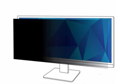 3M Privacy Filter for 38&quot; Monitor with Large Display Attachment, 21:9-0