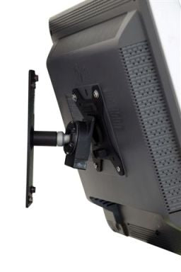 Atdec Spacedec Display Direct Wall Mount Black - Swivel mount. Max load 25kg. VESA 75x75 100x100-0