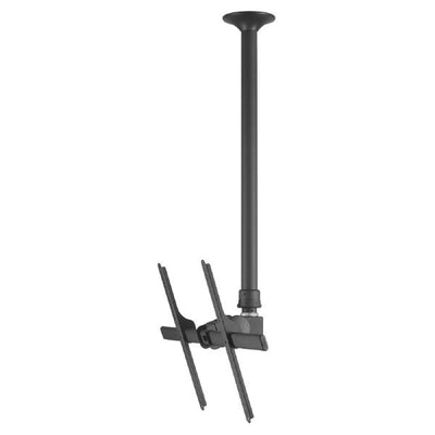 ATDEC Telehook 30-70 Large Display Ceiling Mount Tilt with Height Adjustable Pole (Long). Max load 65kg. Universal VESA. Black.-0