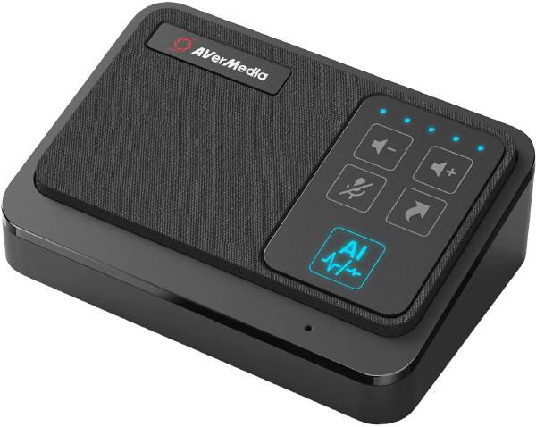 AVerMedia AS311 Professional Connections AI Speaker Phone, Seamless Audio Conference Speaker Mic-0