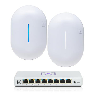 Alta Labs AP6 Starter Kit, Includes 2x AP6 Access Point &amp; 1x S8-POE Switch.-0