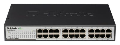 D-Link 24-Port Gigabit Unmanaged Desktop Switch with 24 Gigabit ports-0