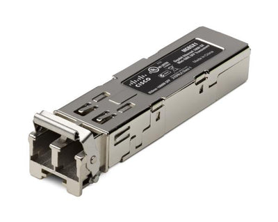 Cisco MGBSX1 Gigabit Ethernet 1000BASE-SX SFP Transceiver for Multi-Mode Fibre, 850 nm wavelength, supporting distances up to 500 metres-0