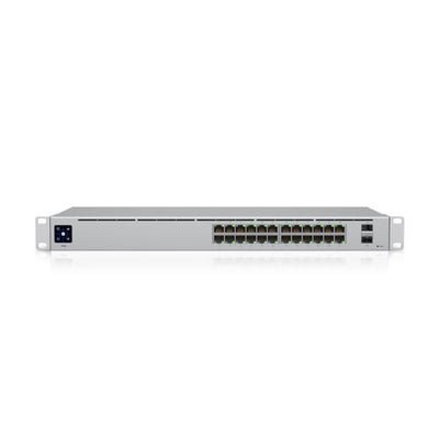 Ubiquiti USW-24 Non-PoE Unifi Switch, Layer 2 with 24 Non-PoE and 2 SFP Ports, 1U Rackmountable-0