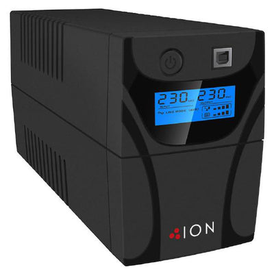 ION F11 650VA Line Interactive Tower UPS, 2x Australian 3Pin Outlets, 143mm x 100mm x 290mm, 3 Year Advanced Replacement Warranty-0