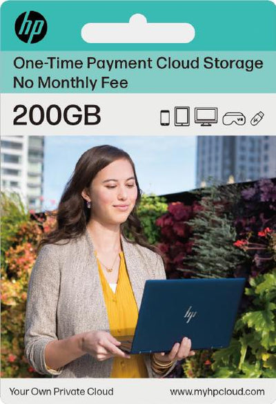 HP Cloud 200GB One-Time Payment Cloud Storage
. Secure, reliable lifetime cloud storage with no recurring fees.-0