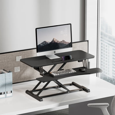 Brateck COST-EFFECTIVE ELECTRIC X-LIFT DESK CONVERTER 950x615x156~480mm up to 20kg-0