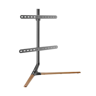 Brateck Modern Linear Tabletop TV Stand For 49'-70' TVs  -- Matte Black & Walnut(LS)-0