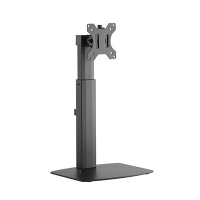 Brateck Single Free Standing Screen Pneumatic Vertical Lift Monitor Stand Fit Most 17'-32' Flat and Curved Monitors Up to 7 kg VESA 75x75/100x100-0