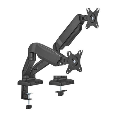 Brateck Economy Dual-Screen Spring-Assited Monitor Arm Fit Most 17'-32' Monitor Up to 9 kg VESA 75x75/100x100-0