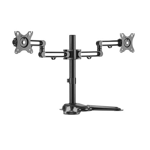 Brateck Dual Free Standing Monitor Premium Articulating Aluminum Monitor Stand Fit Most 17'-32' Monitors Up to 8kg per screen VESA 75x75/100x100-0