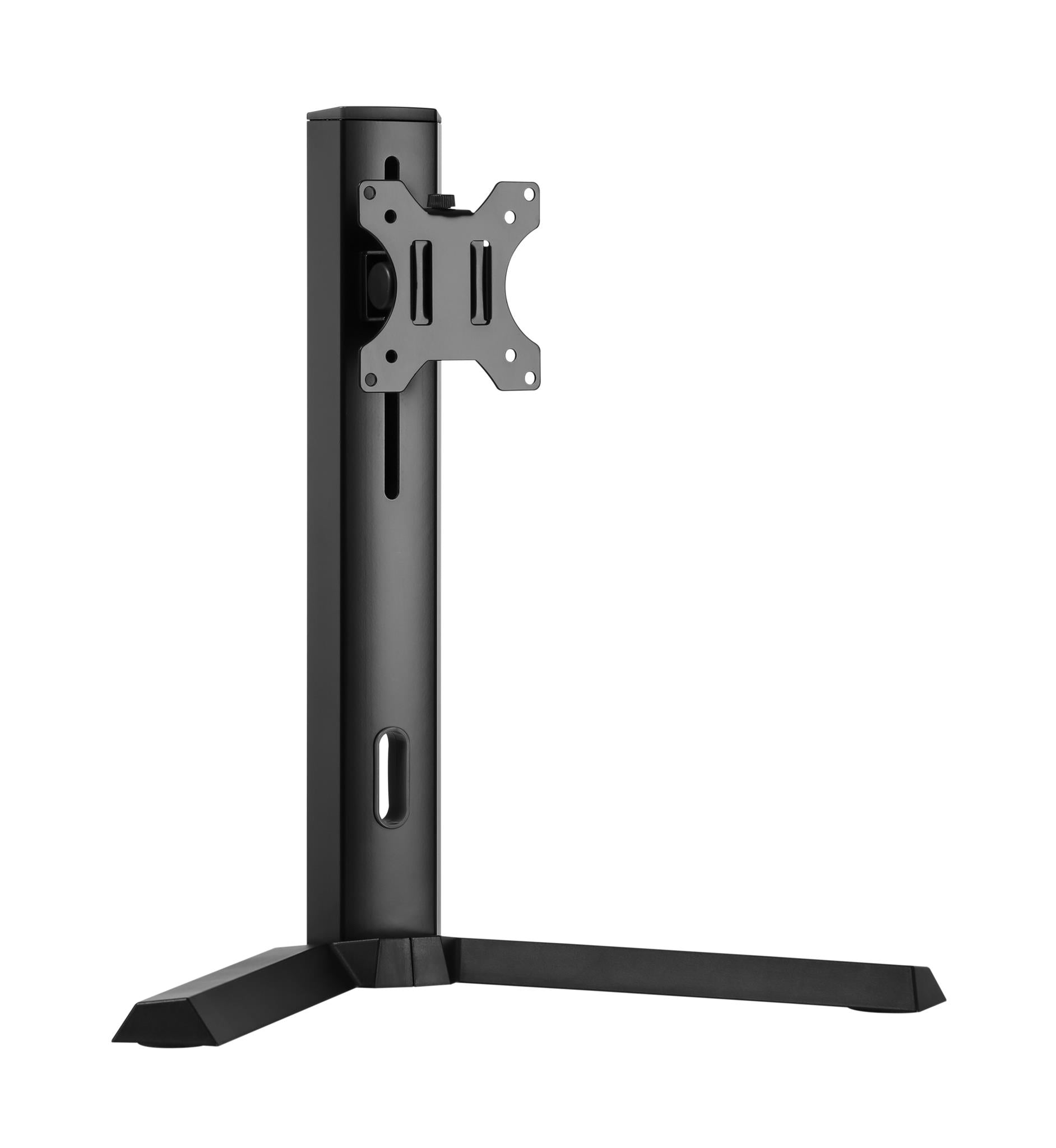 Brateck Single Free Standing Screen Classic Pro Gaming Monitor Stand Fit Most 17'-32' Monitor Up to 8kg/Screen--Black Color VESA 75x75/100x100-0