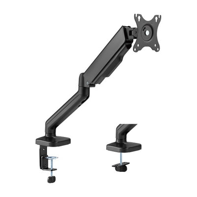 Brateck Cost-Effective Spring-Assisted Monitor Arm Fit Most 17'-32' Monitor Up to 9KG VESA 75x75,100x100(Black)-0