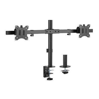 Brateck Pole Mount Dual-Screen Monitor Mount Fit Most 17'-32' Monitors, Up to 9kg per screen VESA 75x75/100x100-0