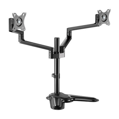 Brateck Premium Aluminum Articulating Monitor Stand Fit Most 17'-32' Monitor Up to 8KG VESA 75x75,100x100(Black)-0