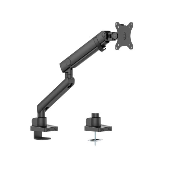 Brateck LDT84-C012-B SINGLE SCREEN SLIM HEAVY-DUTY MECHANICAL SPRING MONITOR ARM BLACK (new)-0