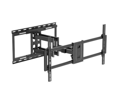 Brateck LPA80-486A HEAVY-DUTY FULL-MOTION TV WALL MOUNT WITH LATERAL SHIFT WALL PLATE For Double Stud (600mm) & Solid Wall-0