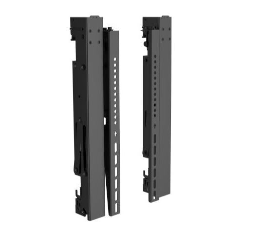 Brateck LVW06 Video Wall Mount Arm in Pair, Lload Capacity of 70kg/154lbs and allows VESA 200x200, 400x200, 300x300, 400x400,  Max. 1000x400. Black-0