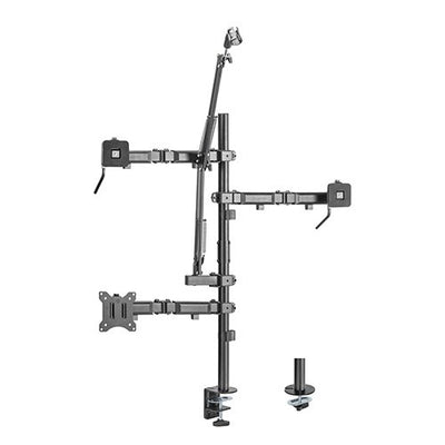 Brateck Single-Monitor All-in-One Studio Setup Desktop Mount Fix 17'-32' Up to 9kg(LS)-0