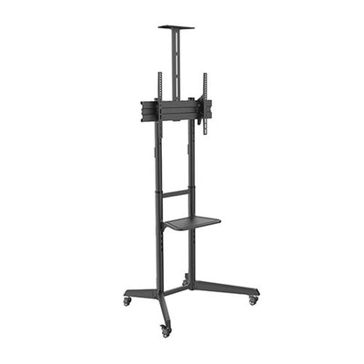 Brateck Versatile & Compact Steel TV Cart with top and center shelf for 37'-70' TVs Up to 50kg-0