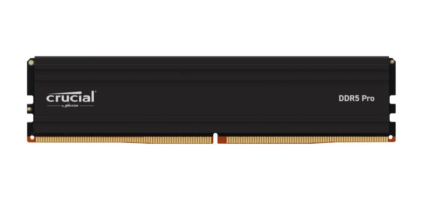 Crucial Pro 32GB (1x32GB) DDR5 UDIMM 5600MHz CL46 Black Heat Spreader Support Intel XMP AMD Ryzen for Desktop PC Gaming Memory-0