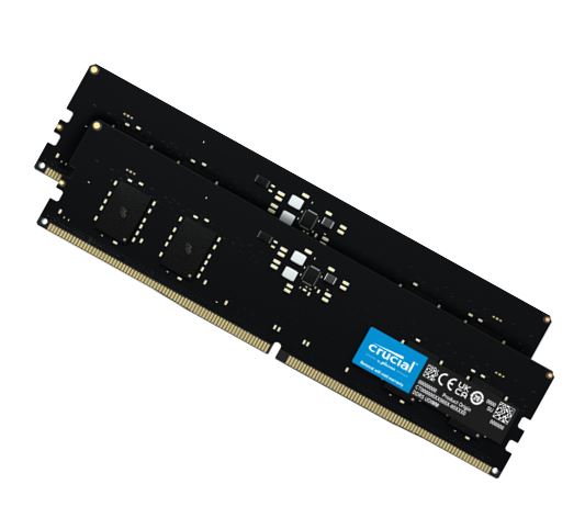 Crucial 32GB (2x16GB) DDR5 UDIMM 4800MHz CL40 Desktop PC Memory-0