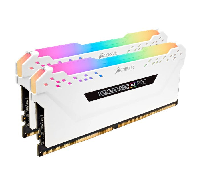 Corsair Vengeance RGB PRO 16GB (2x8GB) DDR4 3200MHz C16 Desktop Gaming Memory White-0