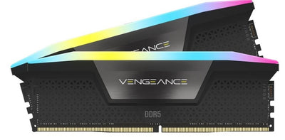 Corsair Vengeance RGB 32GB (2x16GB) DDR5 UDIMM 6000MHz C36 1.4V Desktop Gaming Memory Black Mac-0