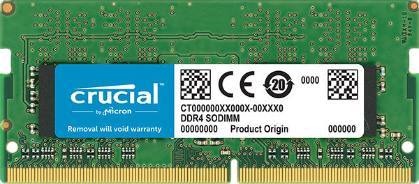 Crucial 16GB (1x16GB) DDR4 SODIMM 3200MHz CL22 1.2V Single Ranked Notebook Laptop Memory RAM-0