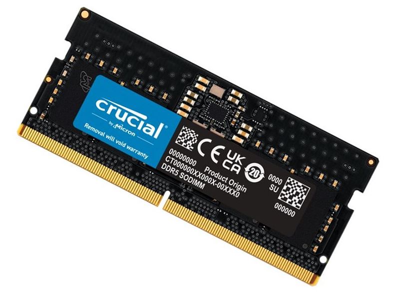 Crucial 32GB (1x32GB) DDR5 SODIMM 5200MHz CL42 1.1V Notebook Laptop Memory-0