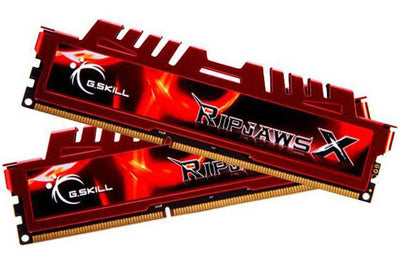 G.SKILL F3-12800CL10D-16GBXL 16GB (2 x 8GB)/ PC3-12800 / DDR3 1600 Mhz/ Timings10-10-10-30/ Voltage1.5V/ RipjawsX-0