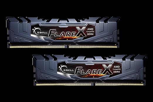 G.SKILL F4-3200C16D-16GFX 16GB (2 x 8GB)/ PC4-25600 / DDR4 3200 Mhz/ Timings 16-18-18-38/ Voltage 1.35V/ Flare X-0